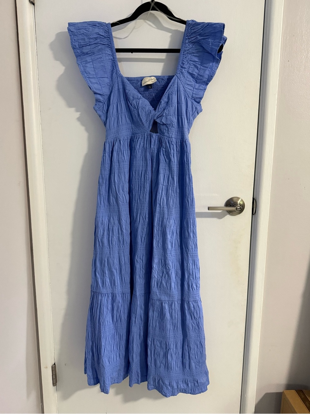 Universal Thread Light Blue Smocked Maxi Dress